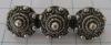 Zeeuwse knop broche 3 knops middel, 4 cm