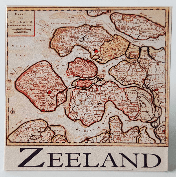 Fotomagneet Oud Zeeland 60x60 mm
