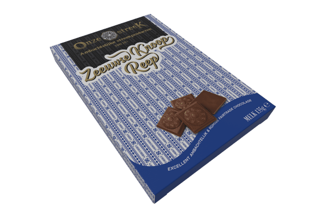 Zeeuwse knoop reep Melk (BLAUW)