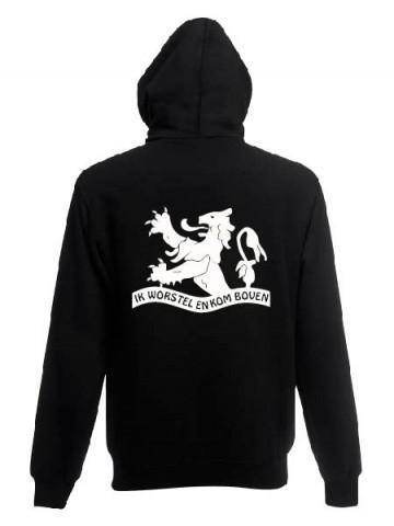 Hoodie Zip Ik worstel en kom boven