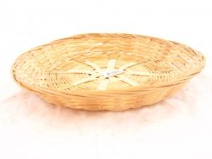 Schaal bamboe rond laag (30 cm)                                   
