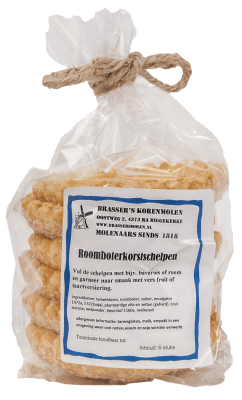 Roomboterkorstschelpen (6stuks)