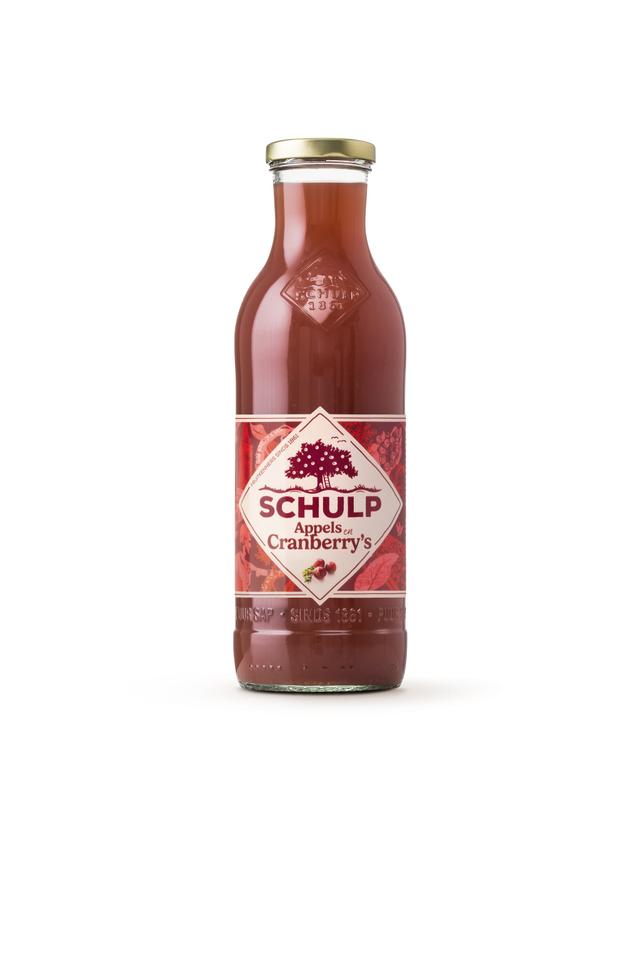 Appel & Cranberry sap, Schulp