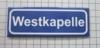 koelkastmagneet plaatsnaambord Westkapelle