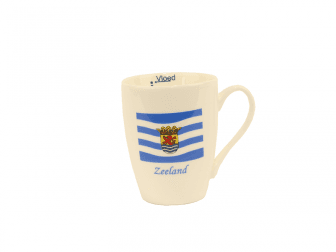 Mok wit eb en vloed vlag Zeeland
