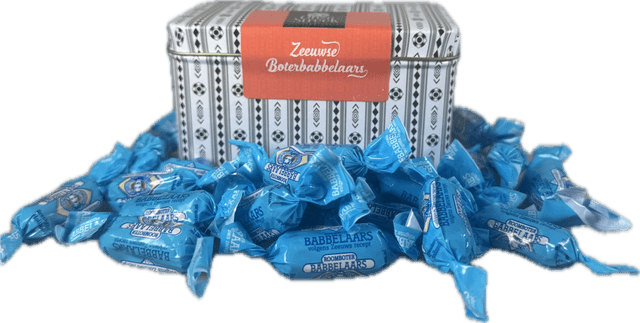 Bewaarblik  (zwart) Zeeuwse BABBELAARS Onze streeK