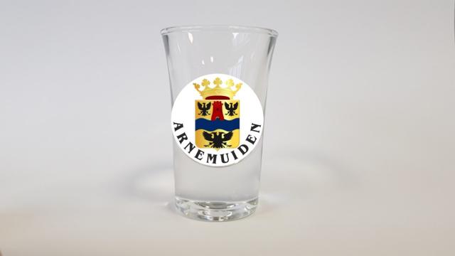 Borrel glaasjes wapen Arnemuiden