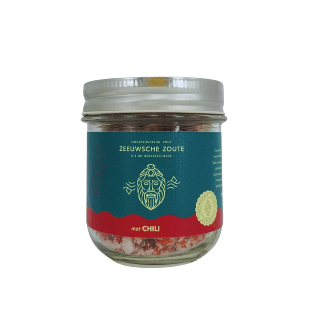 Zeeuwsche Zoute CHILI GLAZEN  POT