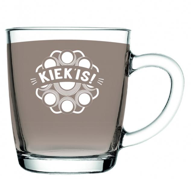 Theeglas LAAG (KIEK IS !) Proenk.nl 