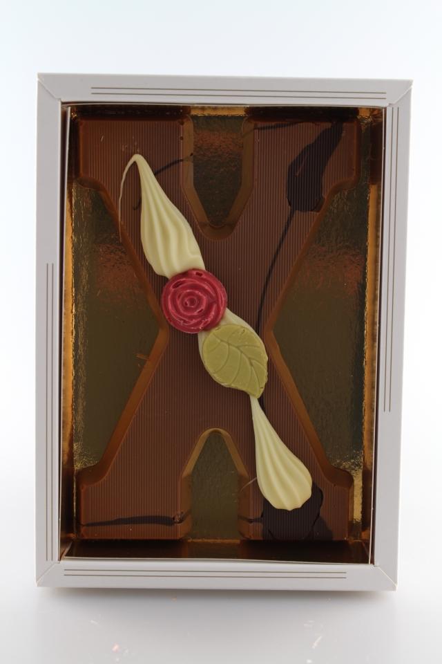chocoladeletter melk x