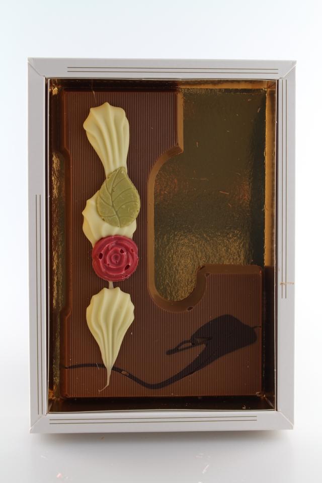 chocoladeletter melk l