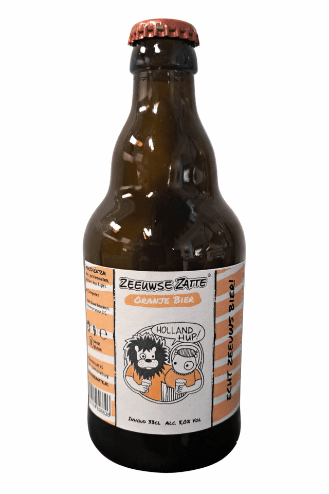 Zeeuwse Zatte Oranje Bier 5%vol. alc.(voorverkoop)