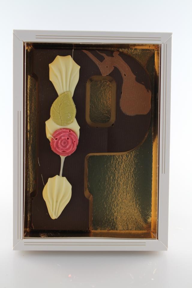 chocoladeletter puur p