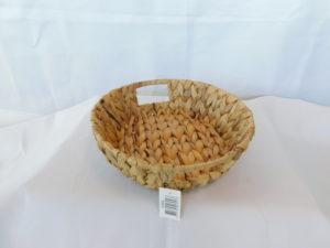Mand bananenblad hyacint rond 26*8 cm