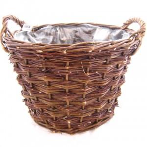 Mand grauw rond sch. m.o. m.p. 44*31/36 cm