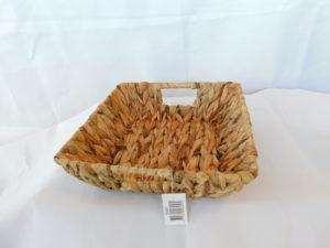 Mand bananaenblad hyacint rechthoek 35*25*5 cm