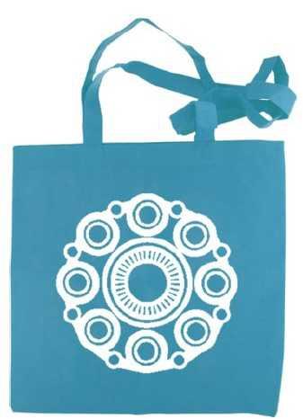 Zeeuwse knop shopper lichtblauw
