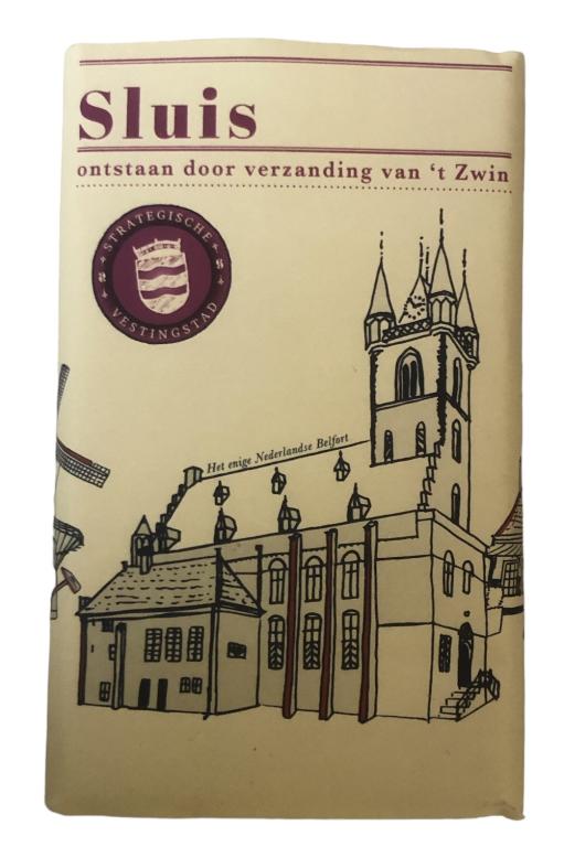 Zeeuwse wikkel chocoladereep SLUIS