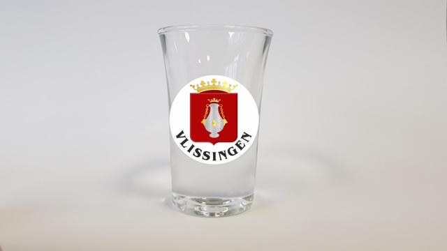 Borrel glaasjes wapen Vlissingen