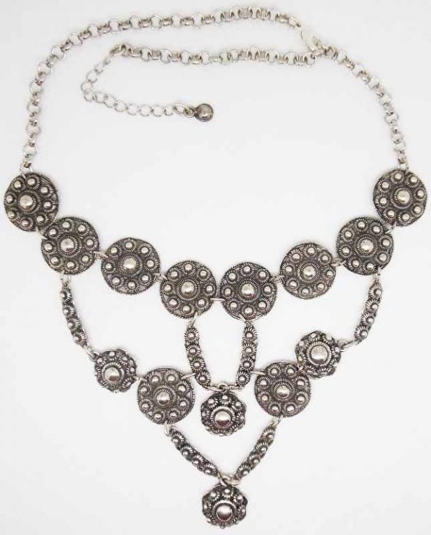 prachtig exclusief zwaar Zeeuwse knop collier