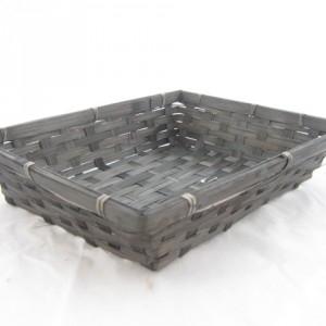 Bamboe Scheen 24*19*6.5 cm antraciet 