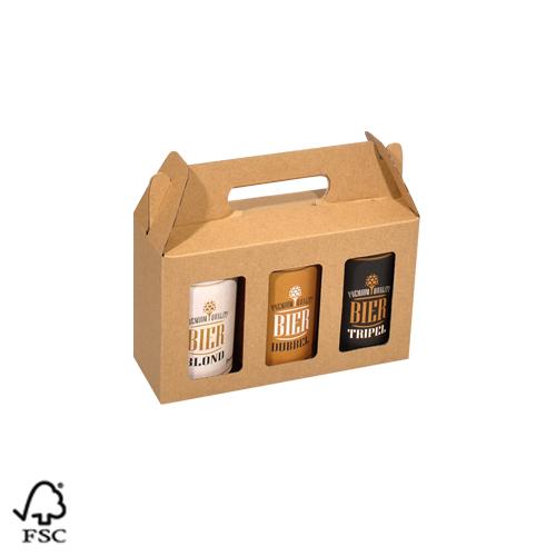 Bierdoos tbv BLIK 3x33cl Naturel FSC MIX