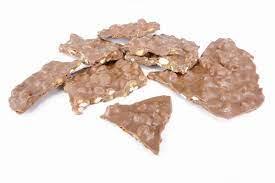 CARAMEL ZEEZOUT  Chocolade Brokken Breukplaat Noten & Vruchten  