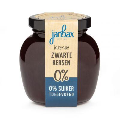 JanBax intense 0% jam zwarte kersen zonder suiker