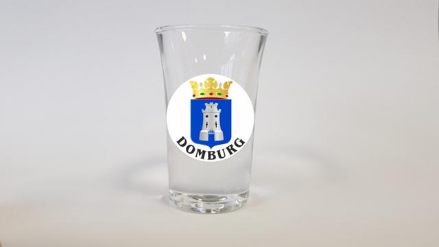 Borrel glaasjes wapen Domburg