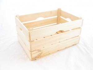 Veilingkist hout (46x32x22cm)           