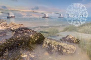 Tuindoek Zeeland strand Zeeuwse knop
