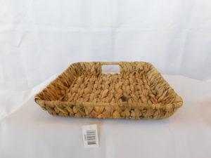 Mand bananenblad hyacint  vierkant  21*21*7 cm