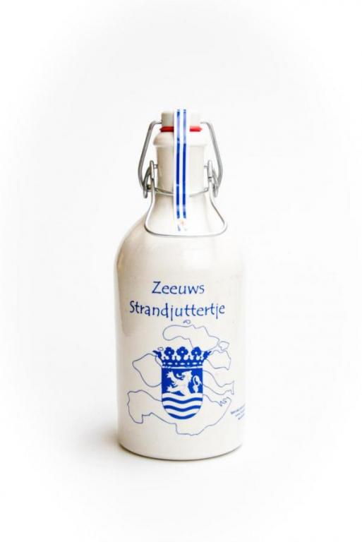 Beugelkruik WIT/ZWART met uw eigen ETIKET PAPIER 14,5%