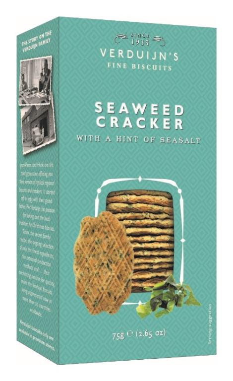Zeewier (Seaweed) crackers