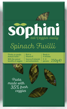 Pasta Spinazie  Fusilli Sophini-Zeeuws ambacht