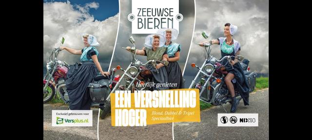 A3 Poster 3 Klederdracht bieren Versnelling hoger