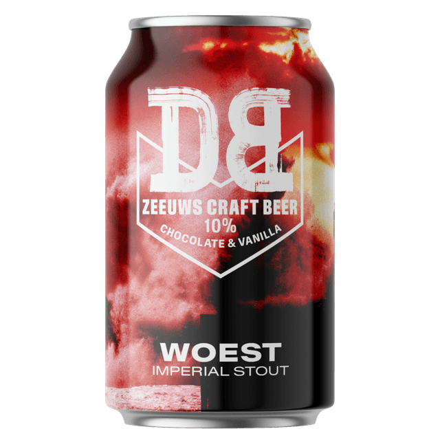 Dutch Bargain Woest Imperial Stout BLIK 10% vol. alc.