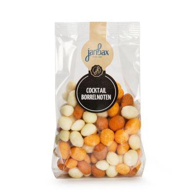 JanBax borrelconcept cellofaan cocktail borrelnoten