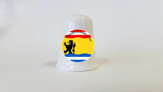 Vingerhoed budget Zeeuws Vlaamse vlag  in luxe doos