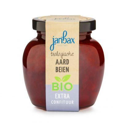 JanBax biologische confituur aardbeien NL-BIO-01