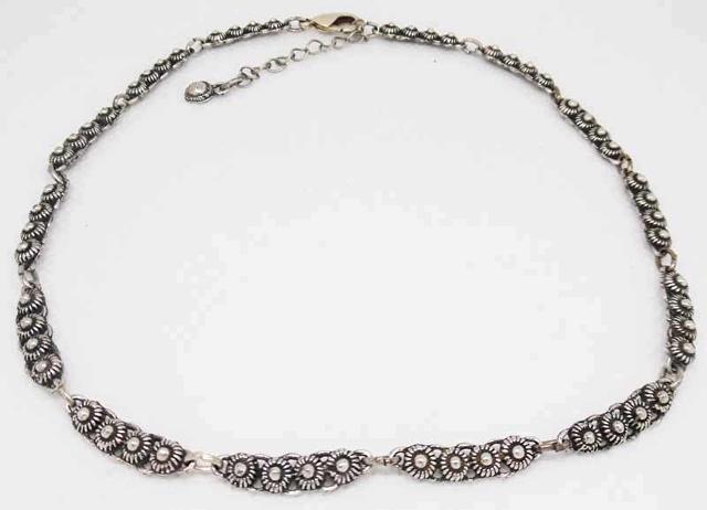 fijn zeeuwse knopjes collier zwaar verzilverd