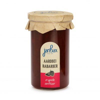 JanBax confituur aardbei rabarber