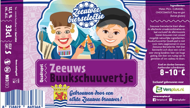 Zeeuws Buukschuuvertje Quadruppel 12.5% vol. alc. (grote fles)