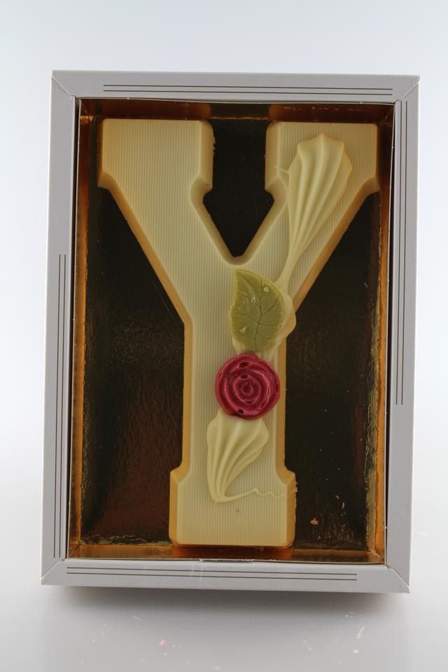 chocoladeletter wit y