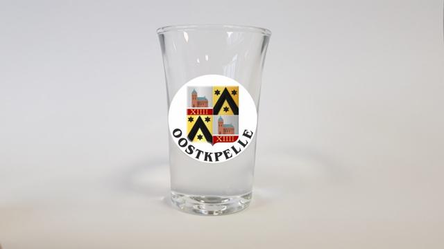 Borrel glaasjes wapen  Oostkapelle