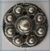 Zeeuwse kledingknoop 18 mm met 4 bevestigingsgaatjes