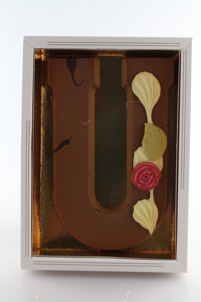 chocoladeletter melk u
