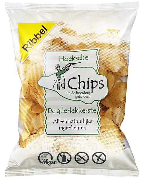 Hoeksche Chips Zeezout Ribbel