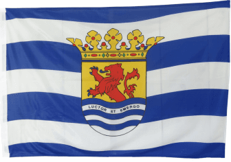 Vlag Zeeland 110gr polyester 70x100cm