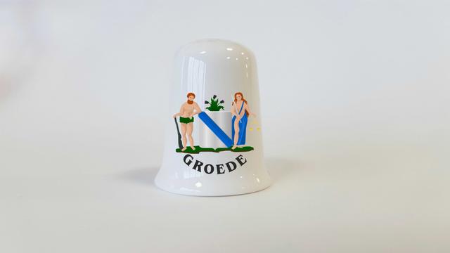 Vingerhoed budget wapen Groede  in luxe doos